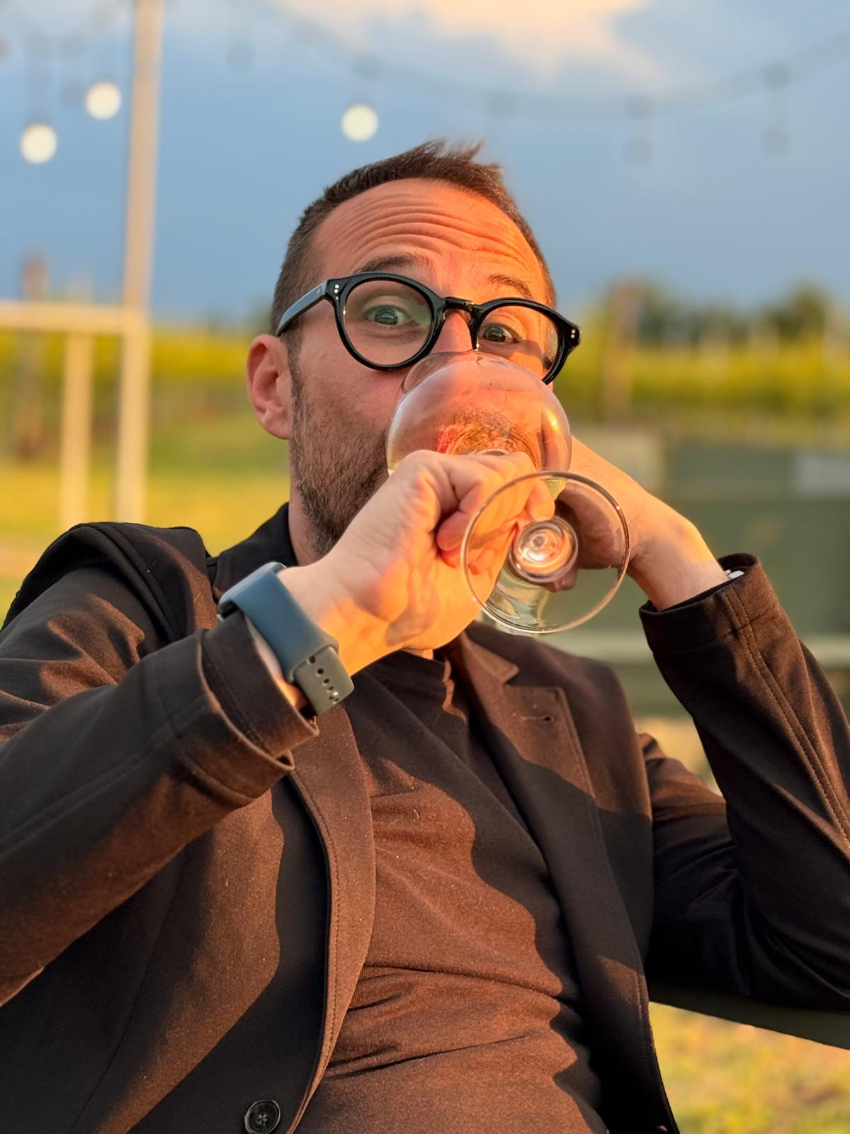 Jérémy, Un Français en Italie, au coucher du soleil